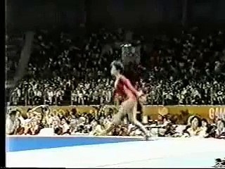Yelena Shushunova - 1988 Olympics Team Compulsories - Floor Exercise