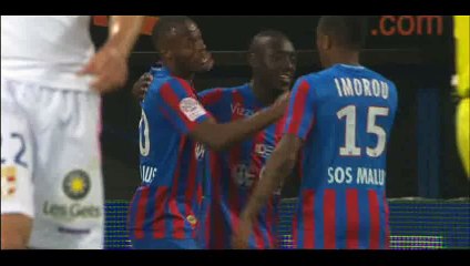 Goal Bazile - Caen 1-0 Evian TG - 23-05-2015