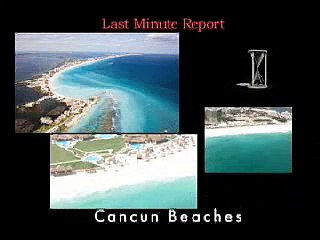 Cancun beaches after Wilma Hurricane