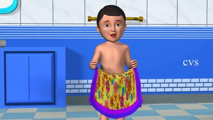 3D Animation After A Bath Nursery rhymes for childrens with lyrics