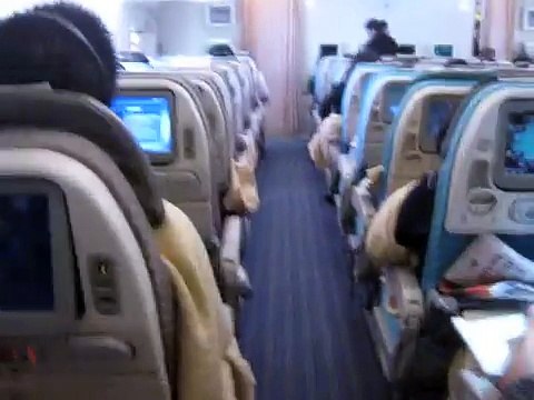 Inside Singapore Airlines Airbus A380 (Economy Class)