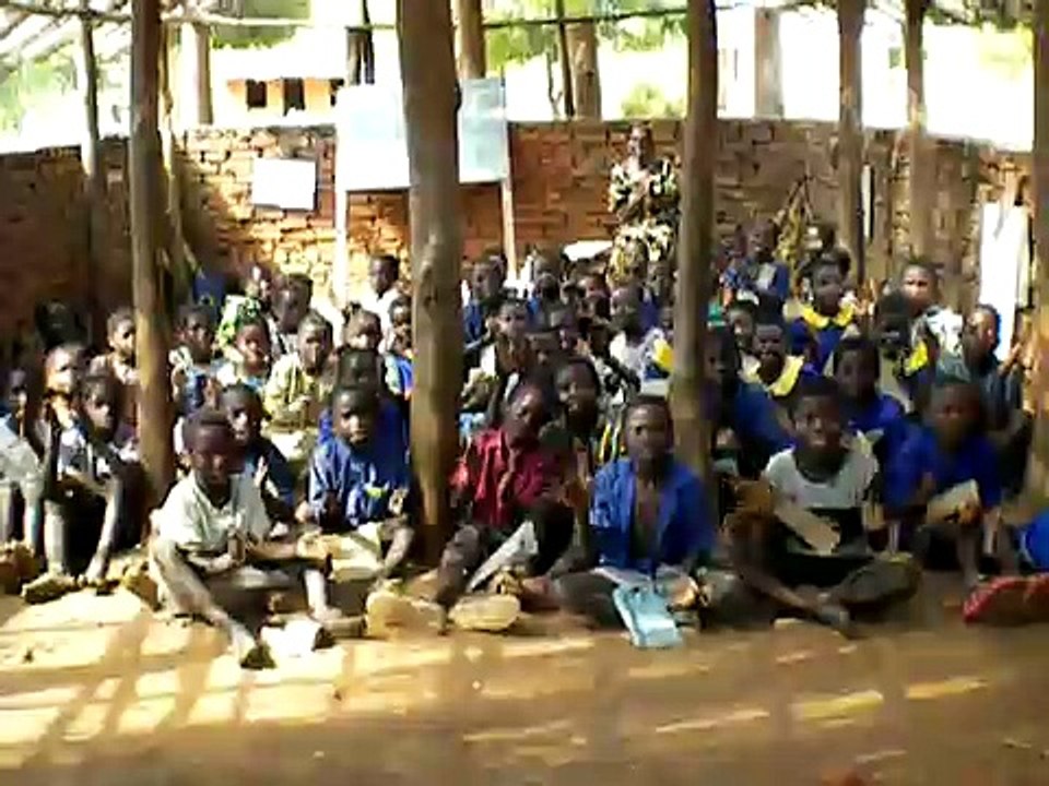 Happy school children from Malawi.