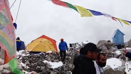 Hit by Avalanche in Everest Base camp