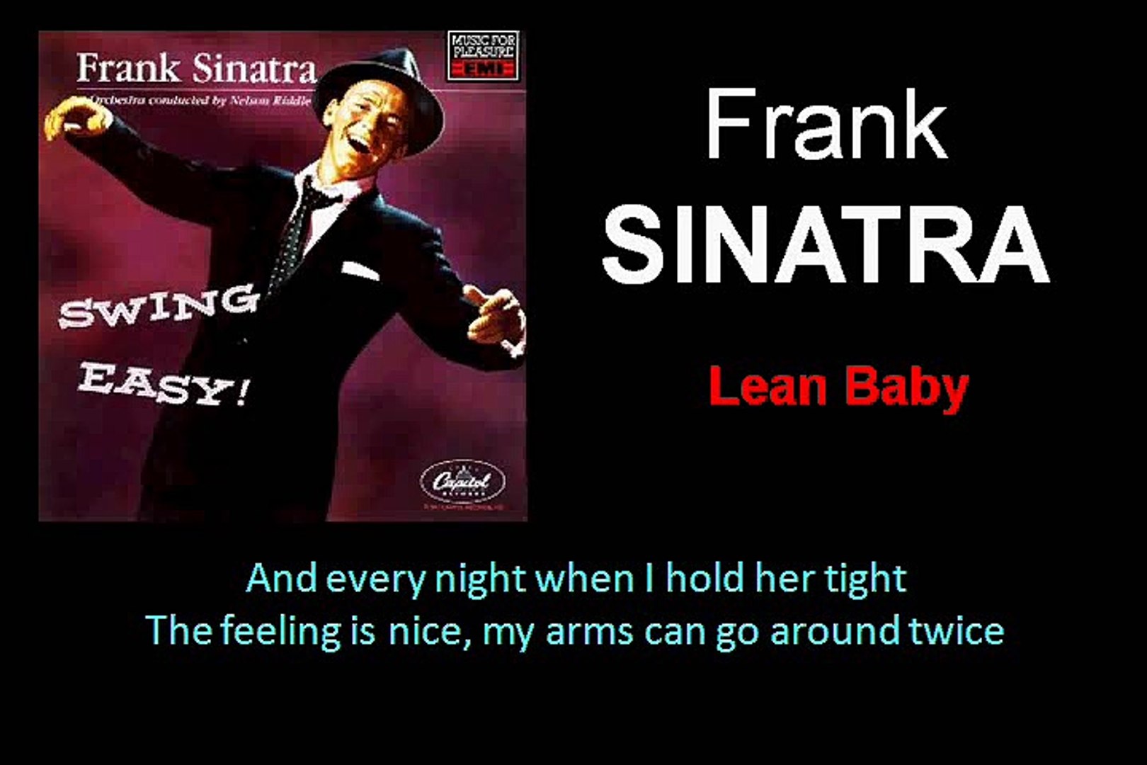⁣Lean Baby (Frank Sinatra - with Lyrics)