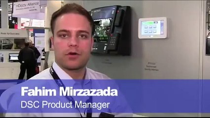 DSC PowerSeries PTK5507 Touchscreen Alarm Keypad Demo