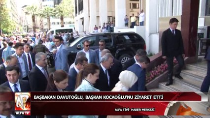 Başbakan Davutoğlu, Başkan Kocaoğlu'nu Ziyaret Etti