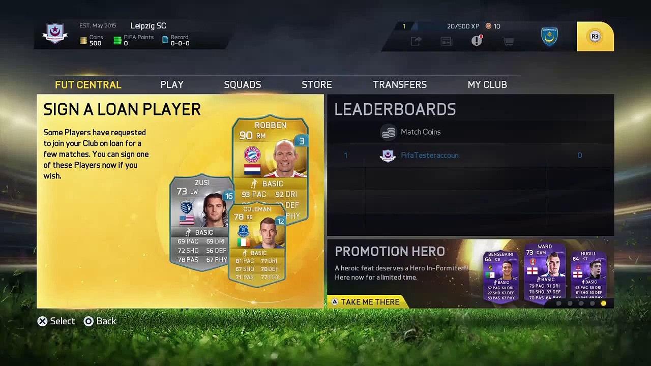 FIFA 15 Ultimate team: Bronze squad challenge: episode 1