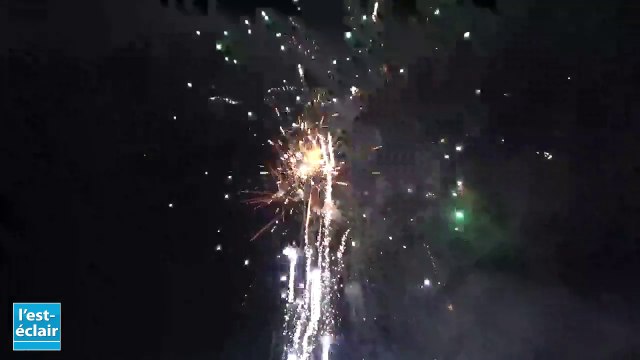 Feu d'artifice au Stade de l'Aube pour la soirée des champions