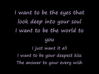 Celine Dion - I Want You To Need Me (lyrics)