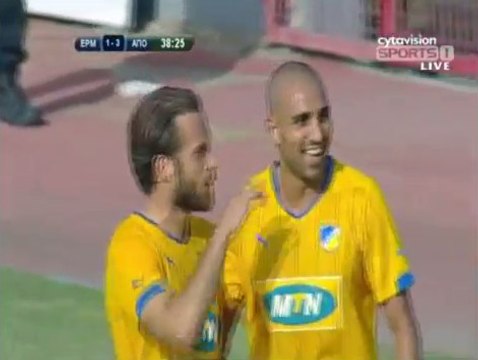 Doublé de Djebbour contre l'Ermis Aradippou