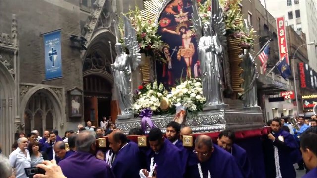 PROCESSION OF THE LORD OF MIRACLES 2013 - PROCESION DEL SENOR DE LOS MILAGROS 2013, NUEVA YORK.