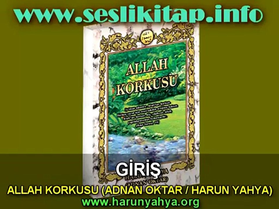 ALLAH KORKUSU-GİRİŞ