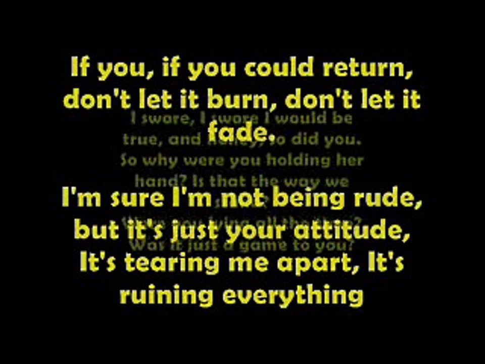 Linger Lyrics On Screen by The Cranberries Vidéo Dailymotion