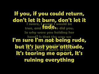 Linger Lyrics On Screen by The Cranberries