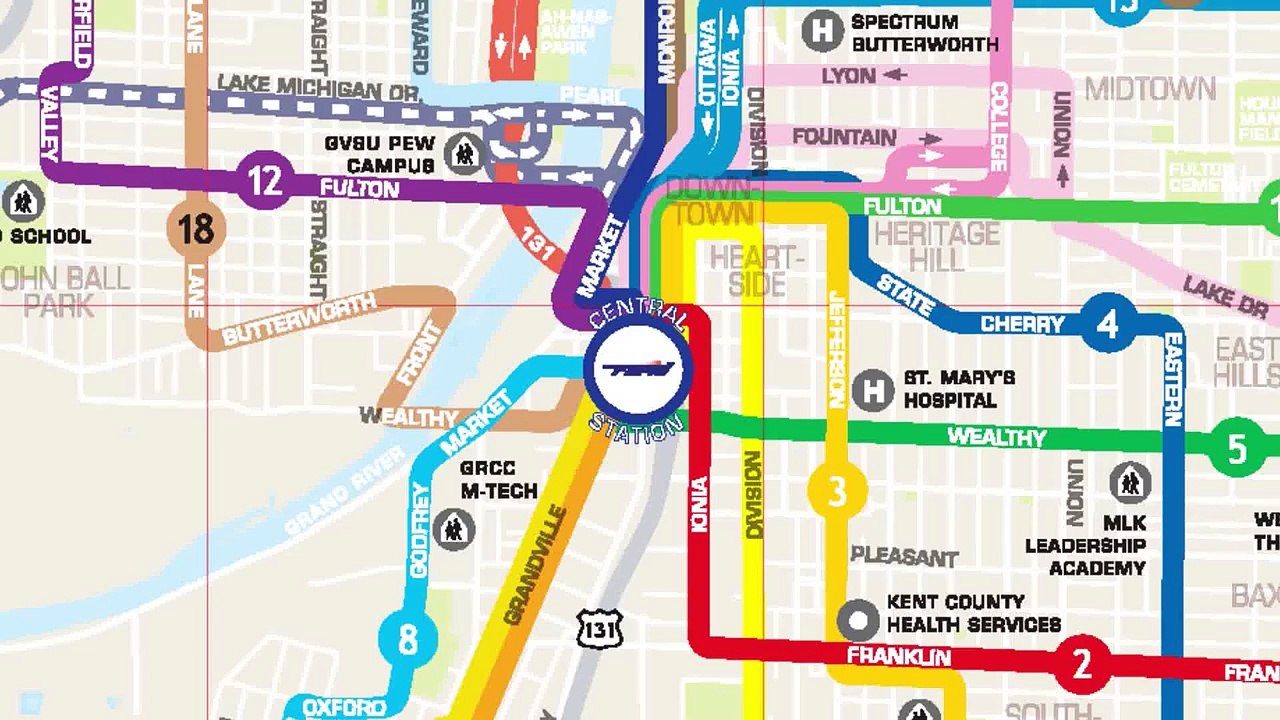 How are Rapid routes designed?