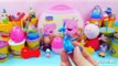 Kinder surprise eggs Peppa pig Play doh Smurfs Barbie Frozen Disney Fairies toys