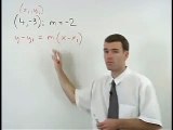 Point Slope Form - MathHelp.com - Algebra Help