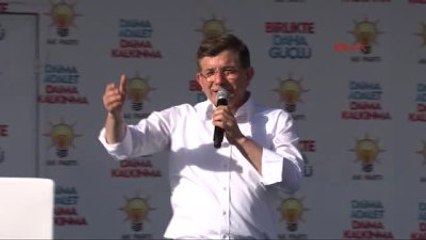 İzmir - Başbakan Davutoğlu AK Parti İzmir Mitinginde Konuştu 4