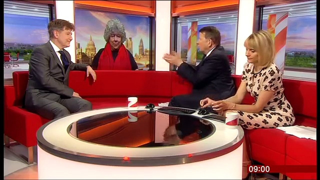 Miriam Margolyes pokes fun at Steven Thrush's name (Breakfast, 3.2.14)