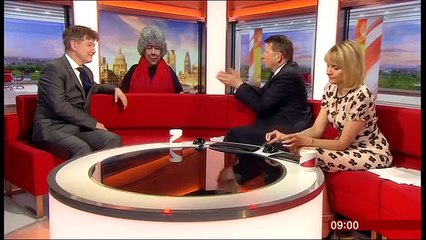 Miriam Margolyes pokes fun at Steven Thrush's name (Breakfast, 3.2.14)
