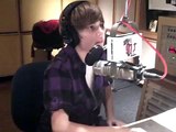 Justin Bieber at AMP Radio on Halloween 2009