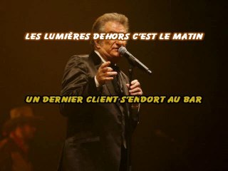 KARAOKE EDDY MITCHELL - Un barman