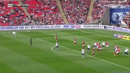 1-0 Beckford Goal - Preston vs Swindon 24.05.2015