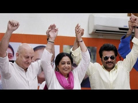 Anil Supports Kirron Kher In Chandigarh - BT