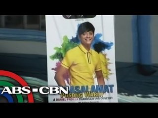 Daniel Padilla all set for free concert in Tacloban City