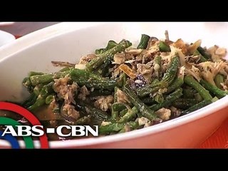 Sandy Daza's ginataang sitaw with tinapang galunggong