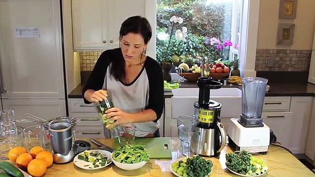 Making green drinks (juices/smoothies) with any appliance.