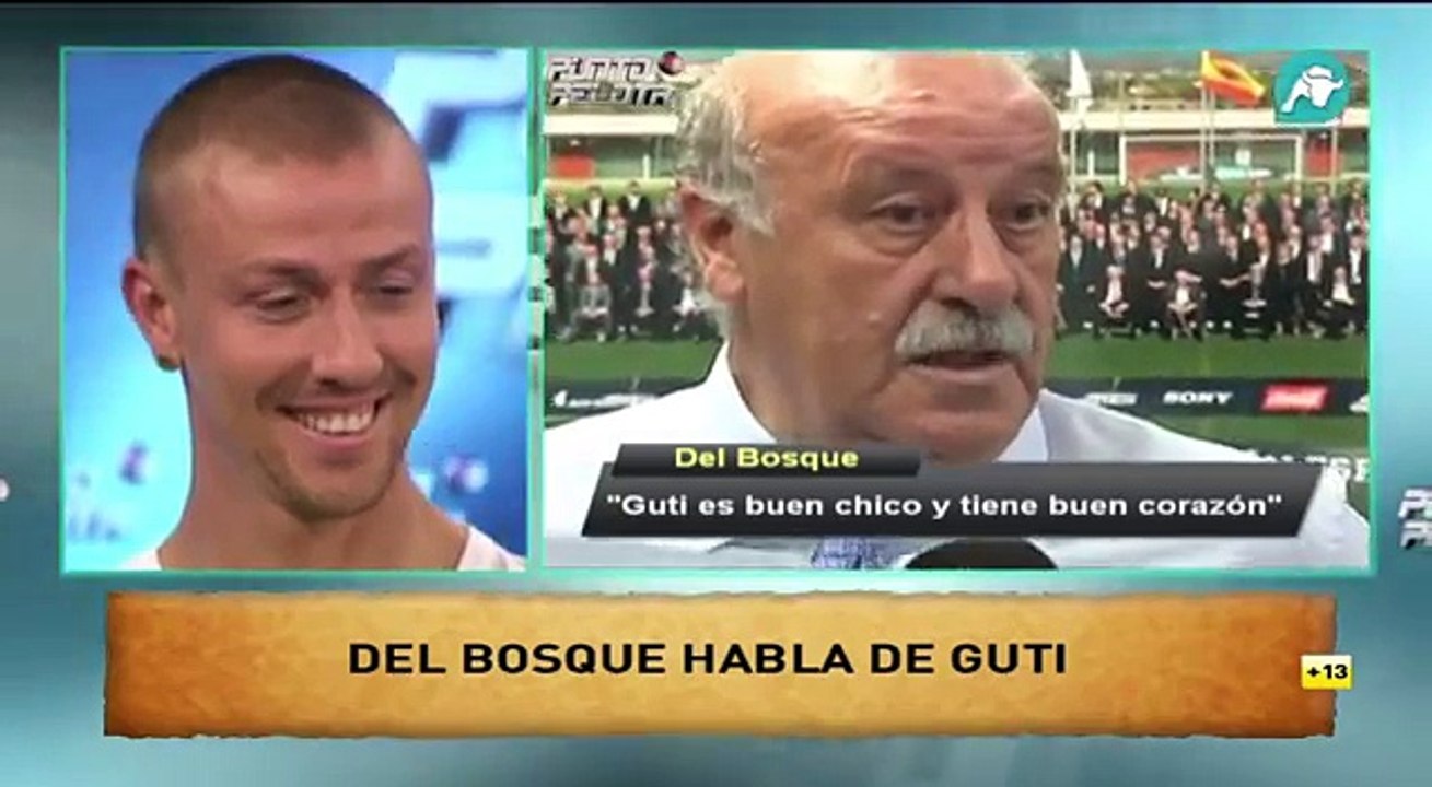 Vicente del Bosque recuerda cómo conoció a Guti y Álvaro Benito