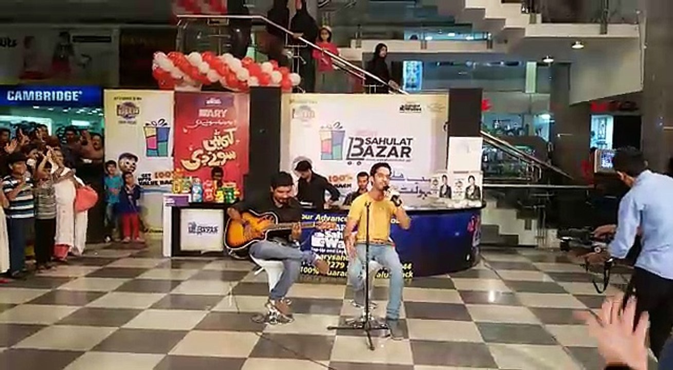 Azeem Khan live on ARY at Atrium Mall Karachi