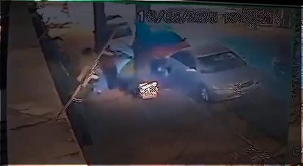 Ladrones intentaron robar el carro de un policía en Brasil