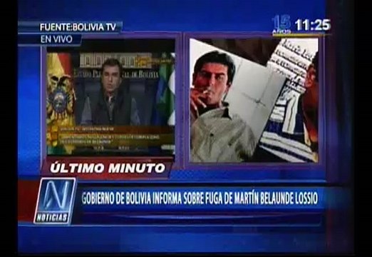 Martín Belaunde Lossio: Bolivia acusa corrupción policial en su fuga