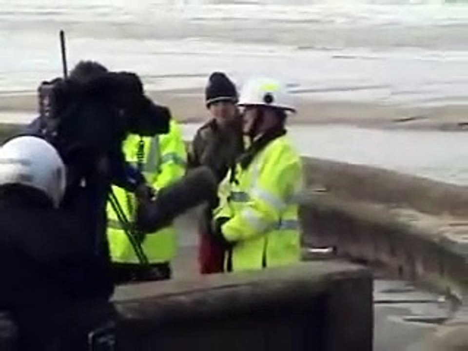 Riverdance ferry disaster at Cleveleys, Blackpool, UK.