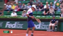 Kei Nishikori v. Paul-Henri Mathieu 2015 French Open Men's R128 Highlights - ateeksheikh