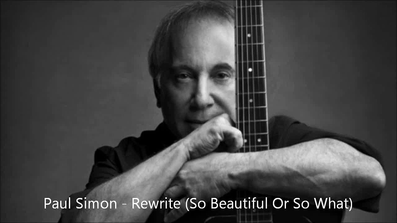 REWRITE - Paul Simon - Lyrics On Screen