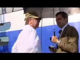 Max Baldry behind the scenes of mr. bean's holiday