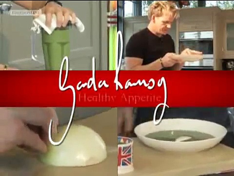 Gordon Ramsay cooks watercress and spinach soup video Dailymotion