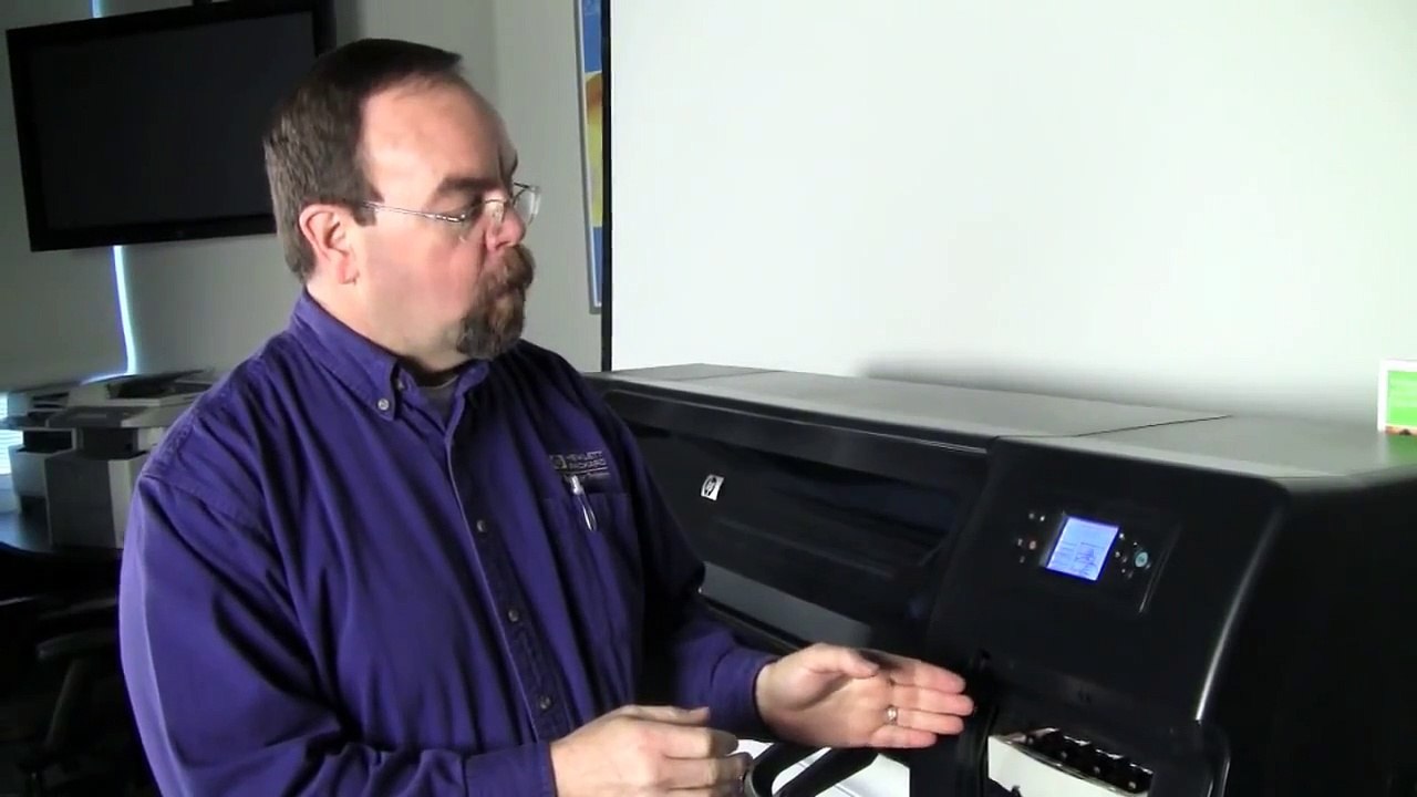 HP Designjet Z6100 Printer - Ink System - Maintenance Cartridge Overview