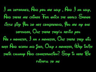 Out There - The Hunchback Of Notre Dame Lyrics HD