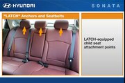 2012 Hyundai Sonata—Rear-seat passengers: Controls, Features and Amenities.