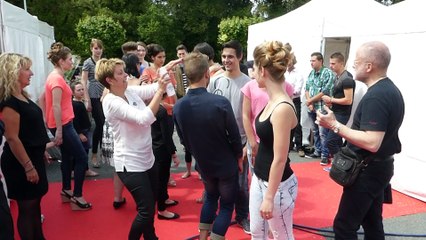 La mode défile à Gueret 2015 making of 1 : coiffure