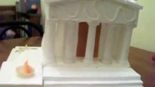 maqueta de Templo de Zeus,