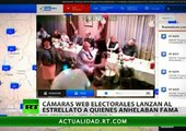 Los momentos más graciosos captados por las cámaras web en las elecciones rusas