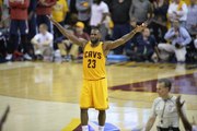 LeBron carries Cavs to 3-0 lead, NBA Finals in reach