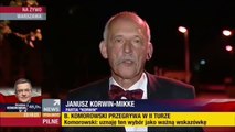 Janusz Korwin-Mikke - Komentarz po wstępnych wynikach wyborów prezydenckich (24.05.2015)