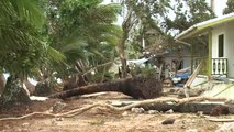Typhoon Bopha / Pablo Storm Surge Damage In Melekoek Raw Footage
