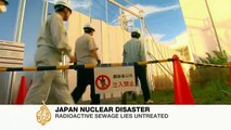 Radioactive waste swamps Japan sewage plants